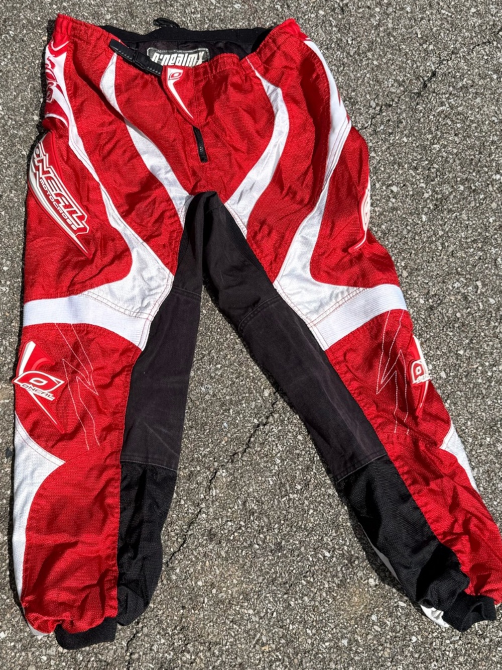 O'Neal Men's Red & Black Motocross Joggers